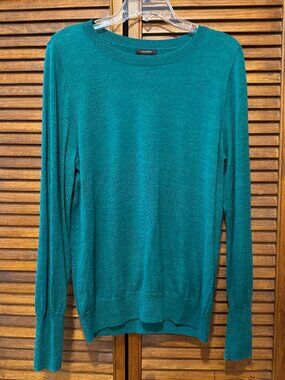 Nordstrom Halogen green wool-blend sweater L